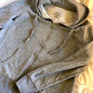 Zip up grey jacket